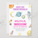 Search for space age invitations Watercolor