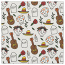 Search for day of the dead fabric Calavera