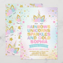 Search for unicorn face birthday invitations Whimsical