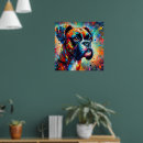 Search for dog pop art Colourful