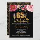 Search for 65 and fabulous invitations Elegant