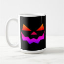 Search for glowing face mugs Halloween