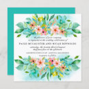 Search for yellow and turquoise wedding invitations Botanical