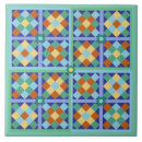 Search for gold and teal tiles Pattern