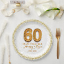 Search for 60th anniversary plates Gold