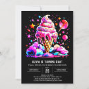 Search for watercolor ice cream birthday invitations Pink