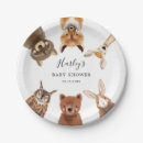 Search for woodland baby shower plates Gender neutral