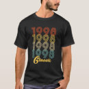Search for 1998 mens tshirts Bday