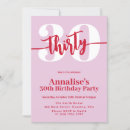Search for red 30th birthday invitations Fun