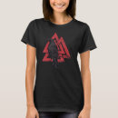 Search for norse raven tshirts Valknut