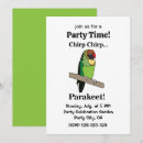 Search for parakeet” invitations Bird