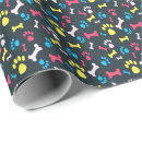 Search for paw print wrapping paper Bone