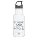Search for game of thrones water bottles Typography
