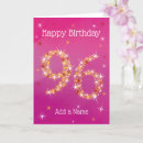 Search for 96th birthday cards 96 years old