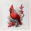 Search for red cardinal bird puzzles Cardinals