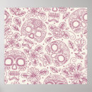 Search for mexican day of the dead posters Skull