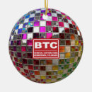 Search for disco ball christmas tree decorations 70s