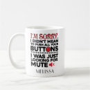 Search for red black white mugs Humour