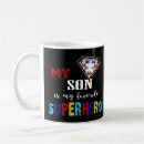 Search for autism son mugs Awareness