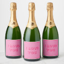 Search for i love red wine labels Pink