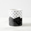 Search for white bow mugs Black