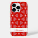 Search for red snowflake iphone cases Pattern