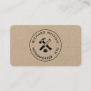 Search for carpenter business cards Woodworker
