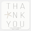 Search for thank you beach wedding stickers Starfish