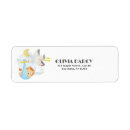 Search for cute animals return address labels Girl