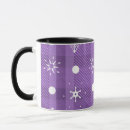 Search for purple snowflakes mugs Winter