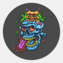 Search for psychedelic skull stickers Horror