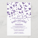 Search for purple glitter baby shower invitations Cute