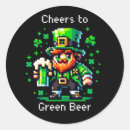 Search for st pats day stickers Leprechaun
