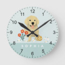 Search for golden retriever clocks Cute