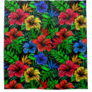 Search for hibiscus flower shower curtains Girly