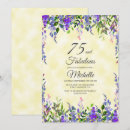 Search for 75 and fabulous invitations Flowers