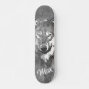 Search for black wolf skateboards Black and white