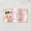 Search for eyelash business cards Rose gold