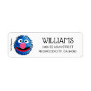 Search for monster return address labels Elmo