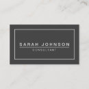 Search for charcoal business cards Modern