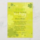 Search for irish bridal shower invitations Modern