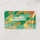 Search for racket business cards Player