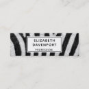 Search for zebra pattern business cards Abstract