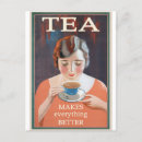 Search for tea lover postcards Vintage