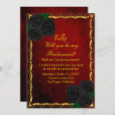 Search for blood red invitations Hallowedding