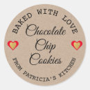 Search for homemade cookies stickers Kraft paper