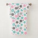 Search for snowflake bath towels Vintage