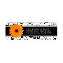 Search for gerbera daisy return address labels Pretty