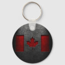 Search for canadian symbols key rings Red