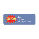 Search for superhero return address labels Comic